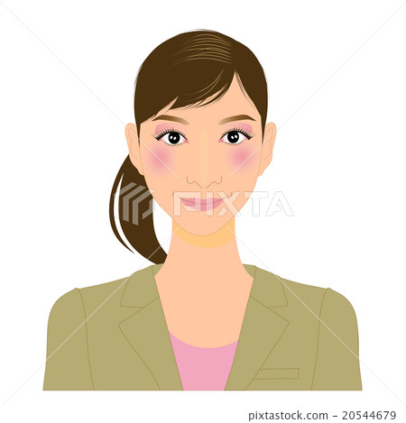 OL Business Woman Ponytail 20544679