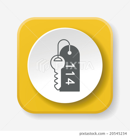 hotel key icon 20545234