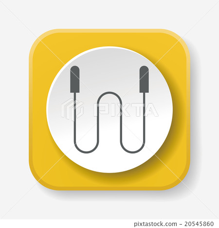 Rope skipping icon 20545860