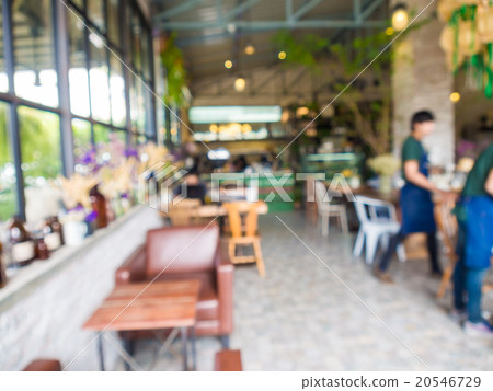 Blurred image of coffee shop and people 20546729