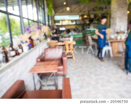 People in Coffee shop blur background with bokeh 20546730