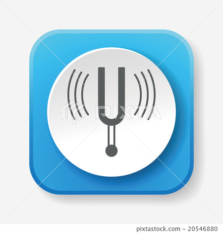 tuning fork icon 20546880