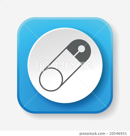 safety pin icon 20546931