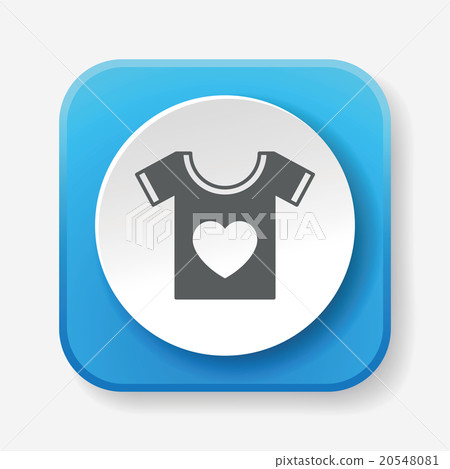 heart t-shirt icon heart t-shirt icon 20548081