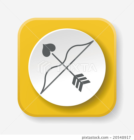 Cupid's arrow icon Cupid's arrow icon 20548917
