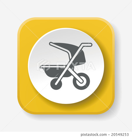 Baby carriages icon Baby carriages icon 20549253