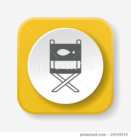 fishing chair icon fishing chair icon 20549555