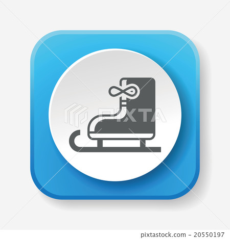 ice-skate icon 20550197