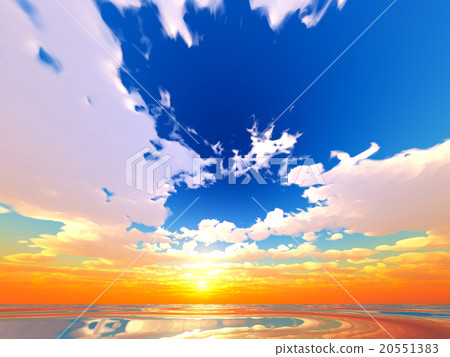 Wind and clouds with the sea Wind and clouds with the sea 20551383