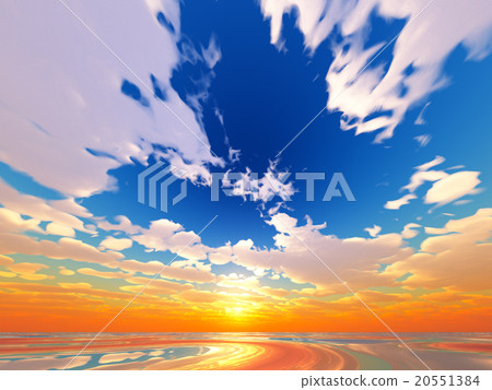Wind and clouds with the sea Wind and clouds with the sea 20551384