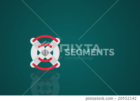 Vector outline minimal abstract geometric logo 20552142