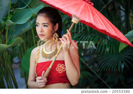 Thai Woman In Traditional Costume 20553380