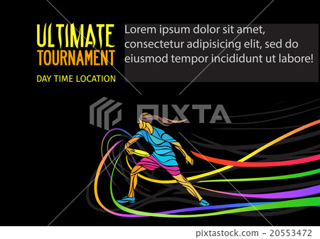 Ultimate sport invitation poster or flyer 20553472