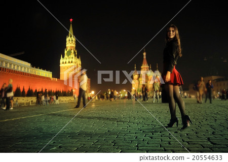 girl night walk around Moscow girl night walk around Moscow 20554633