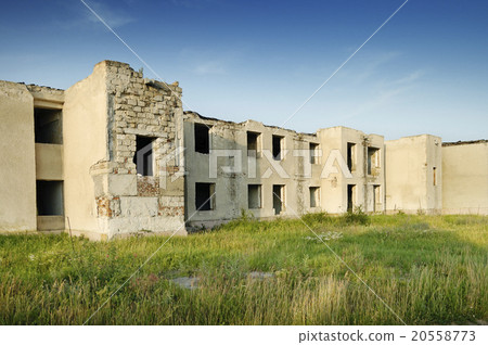 Old destroyed building without people Old destroyed building without people 20558773