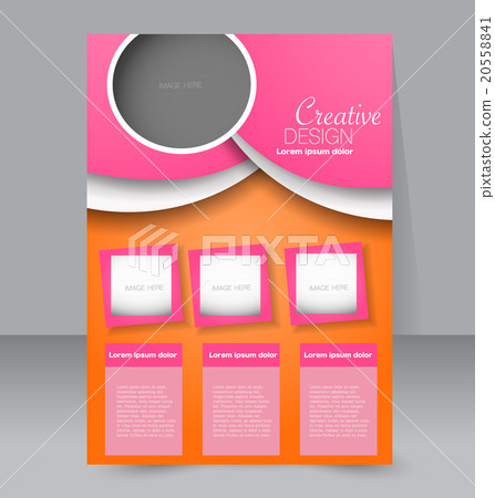 Brochure template. Business flyer.  20558841