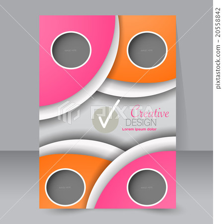 Brochure template. Business flyer. Brochure template. Business flyer. 20558842