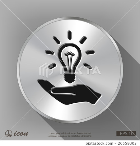 Pictograph of light bulb 20559302