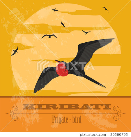 Kiribati. Retro styled image. Vector illustration 20560795