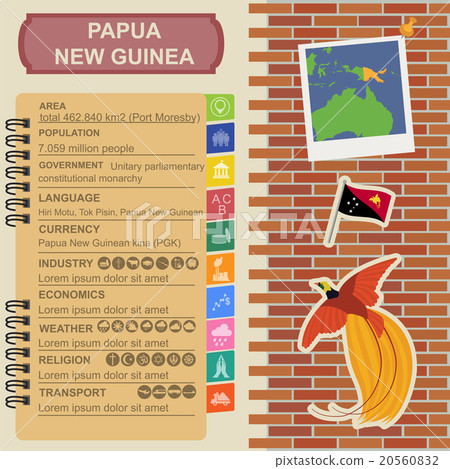 Papua New Guinea infographics Papua New Guinea infographics 20560832