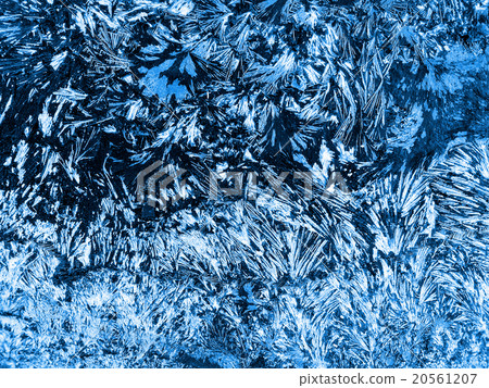 Frost ice ornament over window. Winter background Frost ice ornament over window. Winter background 20561207