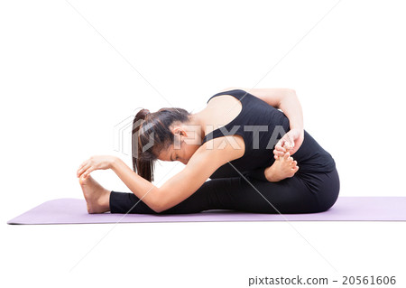 woman in black suit yoga excercise woman in black suit yoga excercise 20561606