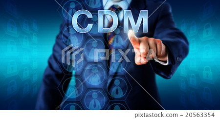 Corporate Manager Pressing CDM Onscreen Corporate Manager Pressing CDM Onscreen 20563354