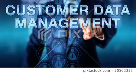 Manager Touching CUSTOMER DATA MANAGEMENT Manager Touching CUSTOMER DATA MANAGEMENT 20563355