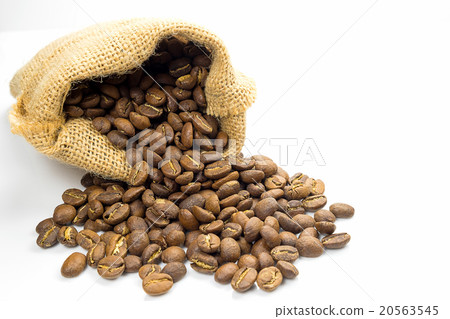 coffee beans in bag coffee beans in bag 20563545
