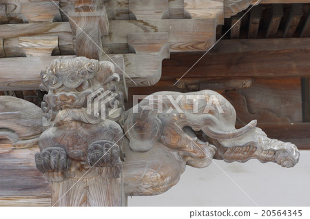 Shinshu Matsumoto's cultural heritage Nogodukuji Sculpture of the main hall Construction and sculpture of Suwa Tachikawa style masterwork Shinshu Matsumoto's cultural heritage Nogodukuji Sculpture of the main hall Construction and sculpture of Suwa Tachikawa style masterwork 20564345