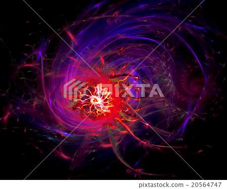 Fantastically translucent abstract space nebula 20564747