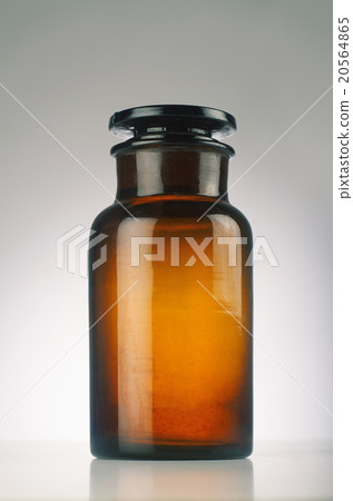 Isolated old medical glassware Isolated old medical glassware 20564865
