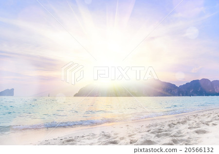 sunrise beach background 20566132