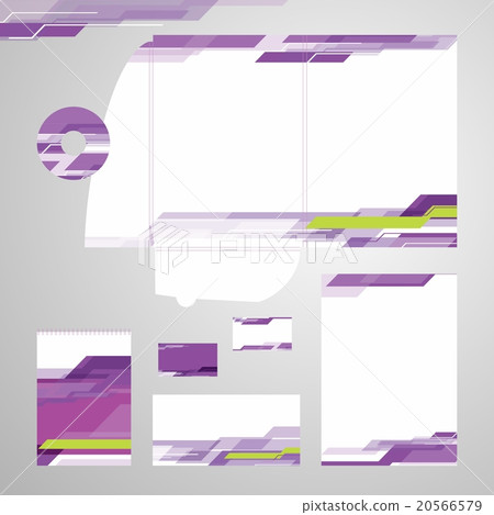 Corporate identity vector set 20566579