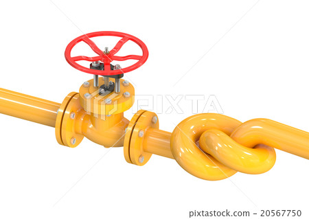 pipeline with a knot 20567750