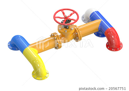 Russia-Ukraine gas crisis concept 20567751
