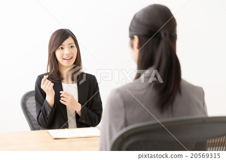 女商人書桌工作圖像 20569315