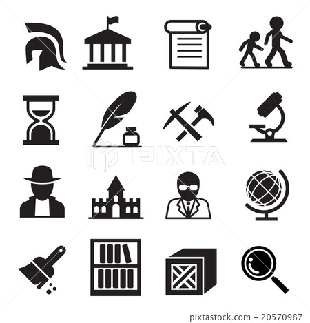 History & archaeology icons 20570987