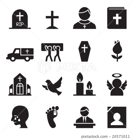 Funeral, Burial icon 20571011