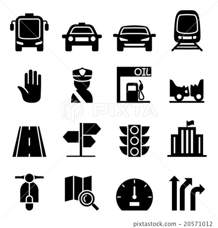 Traffic icon 20571012
