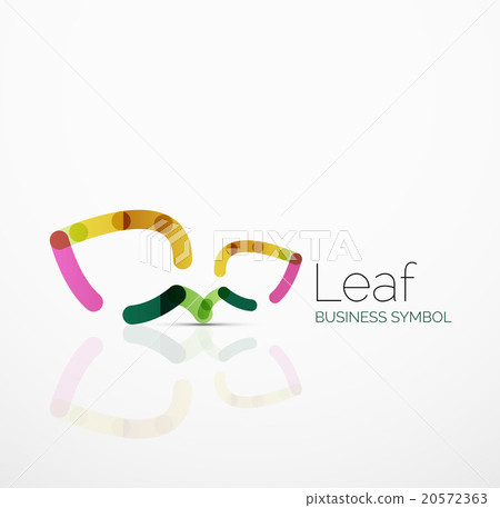 Vector abstract logo idea, eco leaf, nature plant Vector abstract logo idea, eco leaf, nature plant 20572363