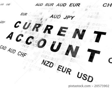 Banking concept: Current Account on Digital Banking concept: Current Account on Digital 20573902