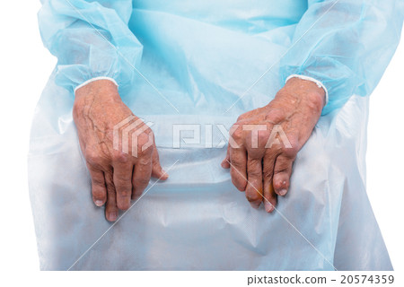 Man with a diagnosis of polyarthritis . 20574359