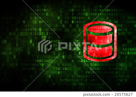 Software concept: Database on digital background Software concept: Database on digital background 20575627