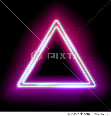 Triangle Border with Light Effects. 20576727