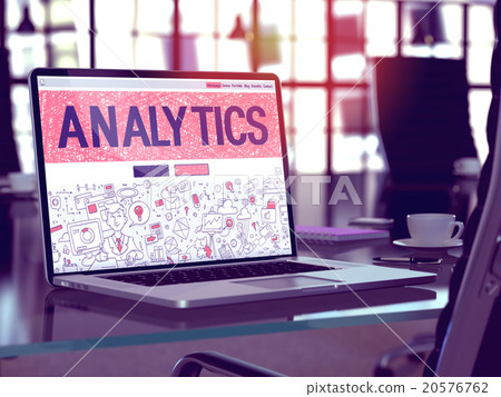 Laptop Screen with Analytics Concept. 20576762