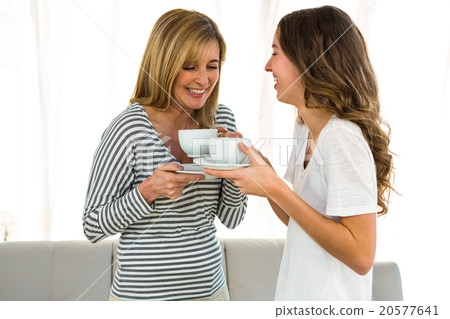 Mother and daughter laughting Mother and daughter laughting 20577641