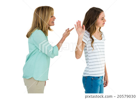 Mother arguing with her daughter Mother arguing with her daughter 20579030