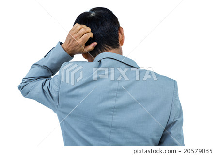 A back turned businessman 20579035