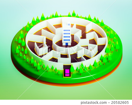 Cars are about to enter the maze Cars are about to enter the maze 20582605